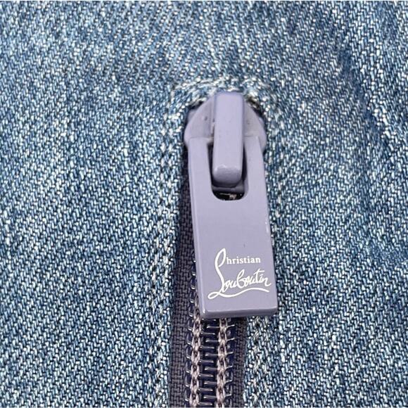 Christian Louboutin Denim Over the Knee Boots - Picture 15 of 15